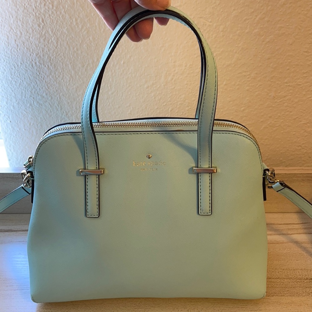Kate Spade Cedar Street satchel/wallet Ice Blue